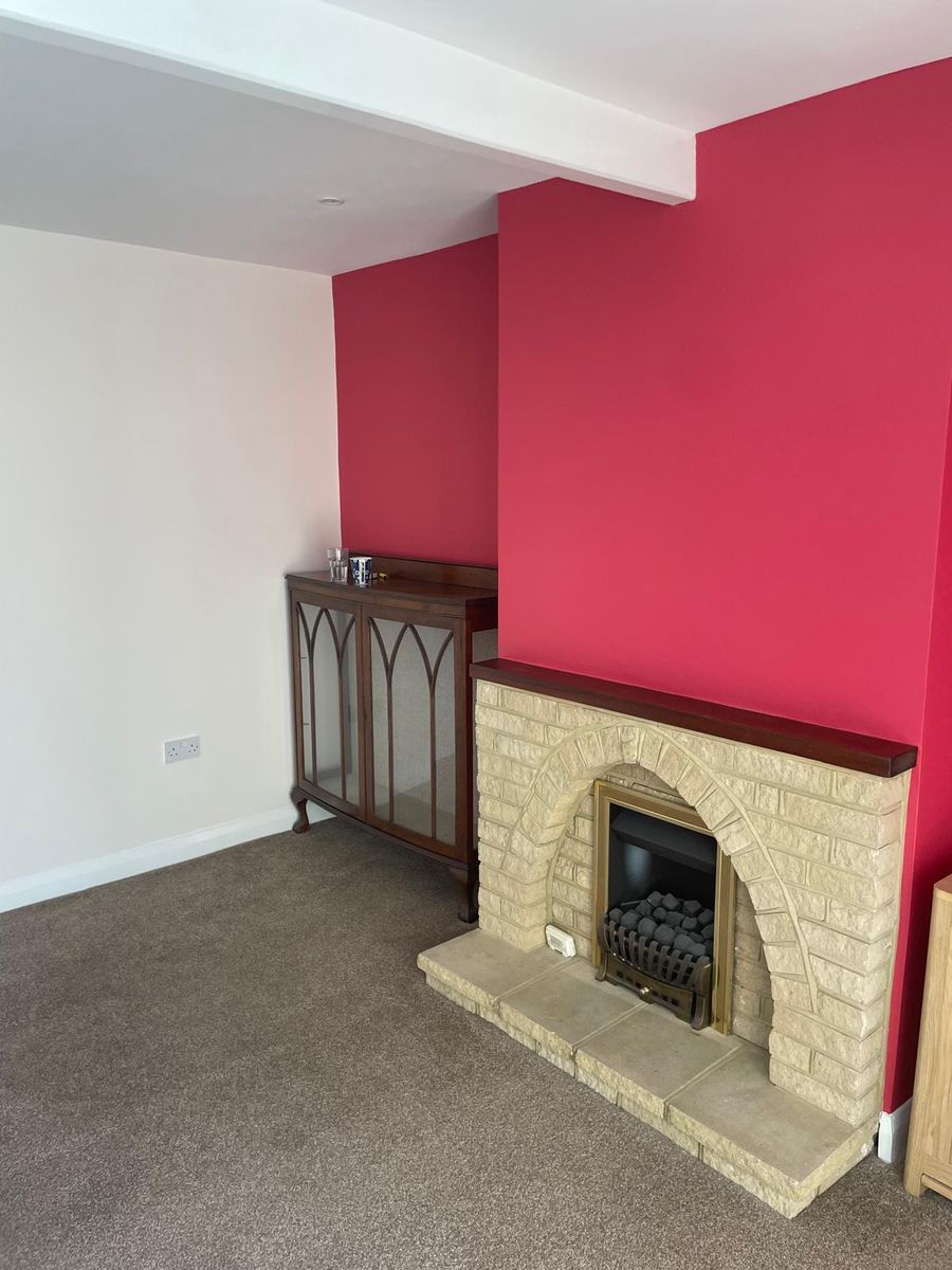 Decorating project with a fireplace as the room feature